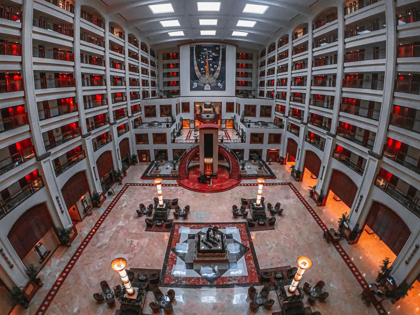 The Vintage Crown Hotel Symmetrical Architecture